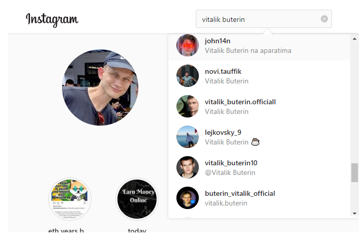 Vitalik Buterin has been posing on Instagram to carry out crypto scams -  CoinCu News