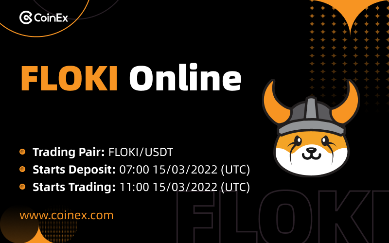 Floki Inu ($FLOKI) Lands on Crypto Exchange CoinEX
