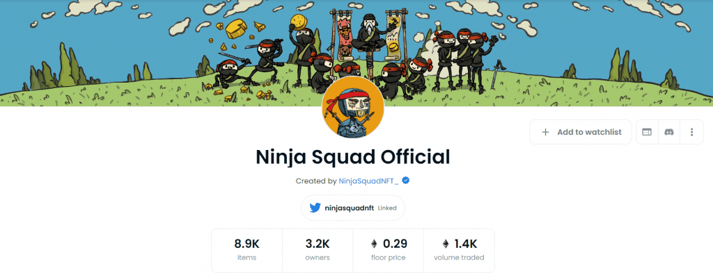 Dự án NFT: Ninja Squad NFT
