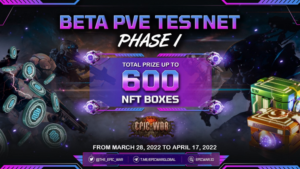 Epic War Beta PVE Testnet Phase 1 Is Here. 