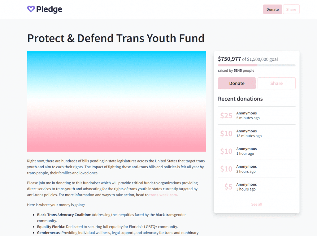 Arian Grande Uses PledgeCrypto to Raise Fund to Protect and Defend Trans Youth