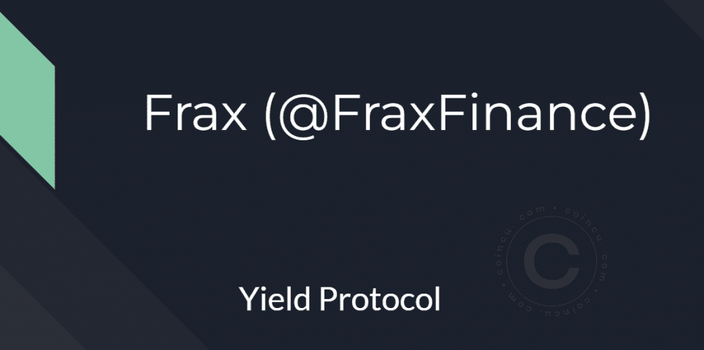 Frax stablecoin launches on Yield Protocol