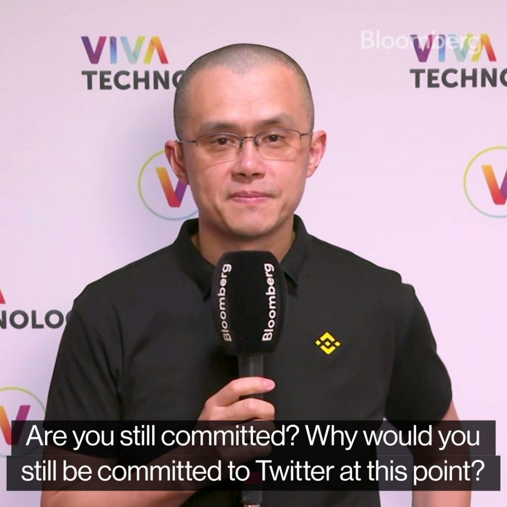 Binance CEO Is Willing To Support Elon Musk's  To Buy Twitter