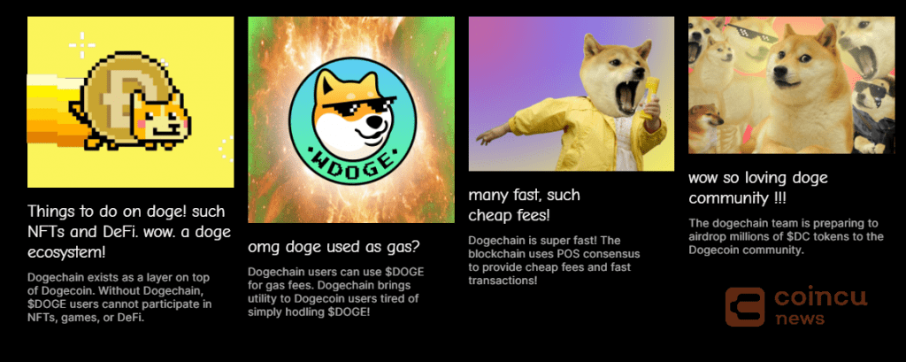 Solutions brought by Dogechain