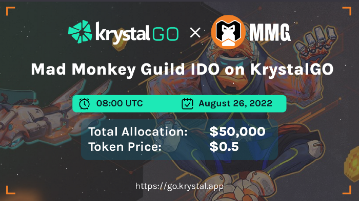 Mad Monkey Guild Launch IDO Event On KrystalGO