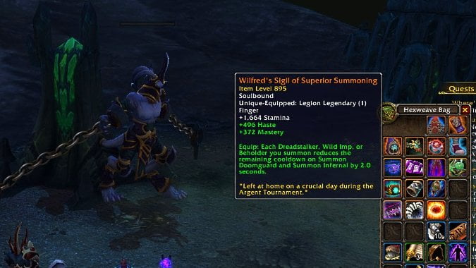 WoW soulbound items are locked and cannot be traded to others.
