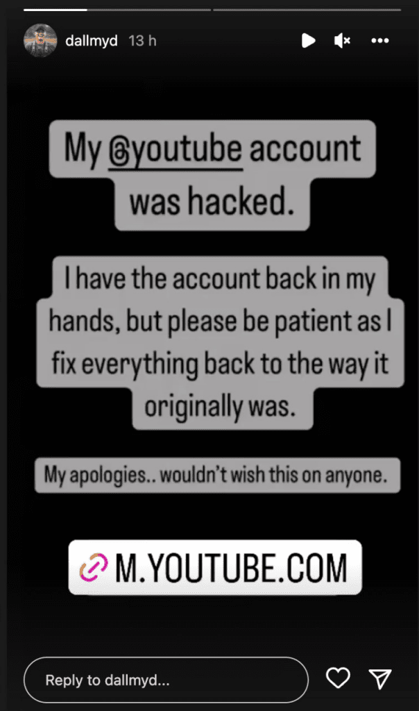 Crypto Scammers Hacked YouTuber With 13 Million Subscribers