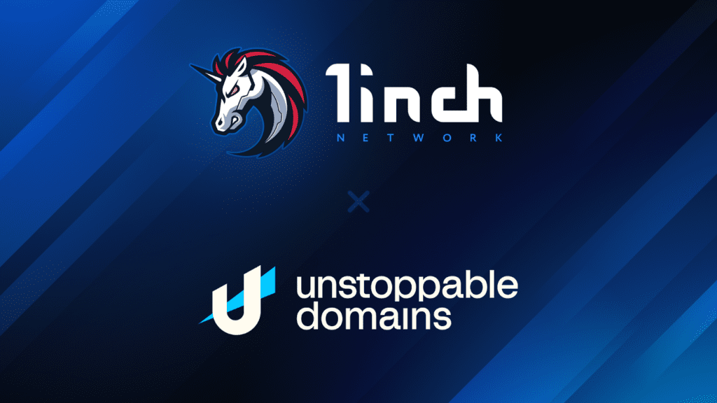 1inch Wallet Users Allow To Make Address With Domains Names Through Unstoppable Domains