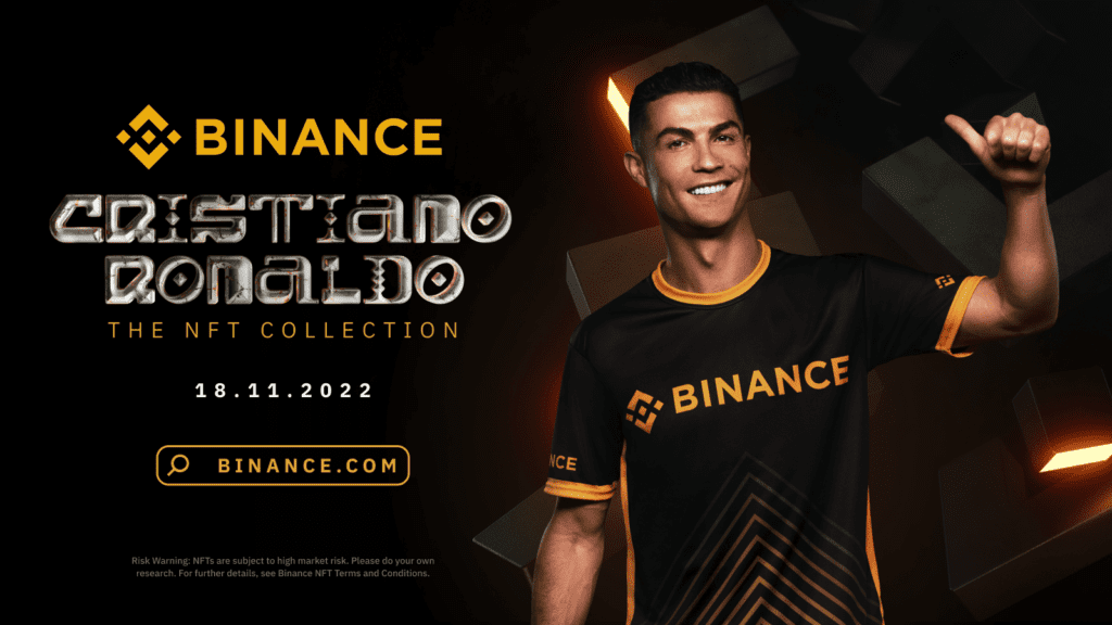 Binance Launches Advertising Campaign With Ronaldo NFTs Collection