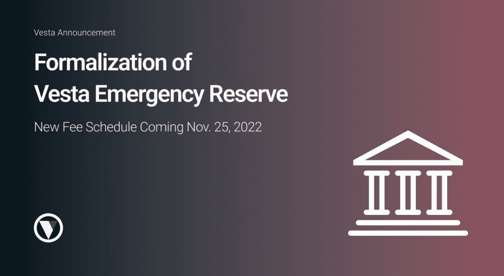 Lending Protocol Vesta Finance Establishes Emergency Reserve