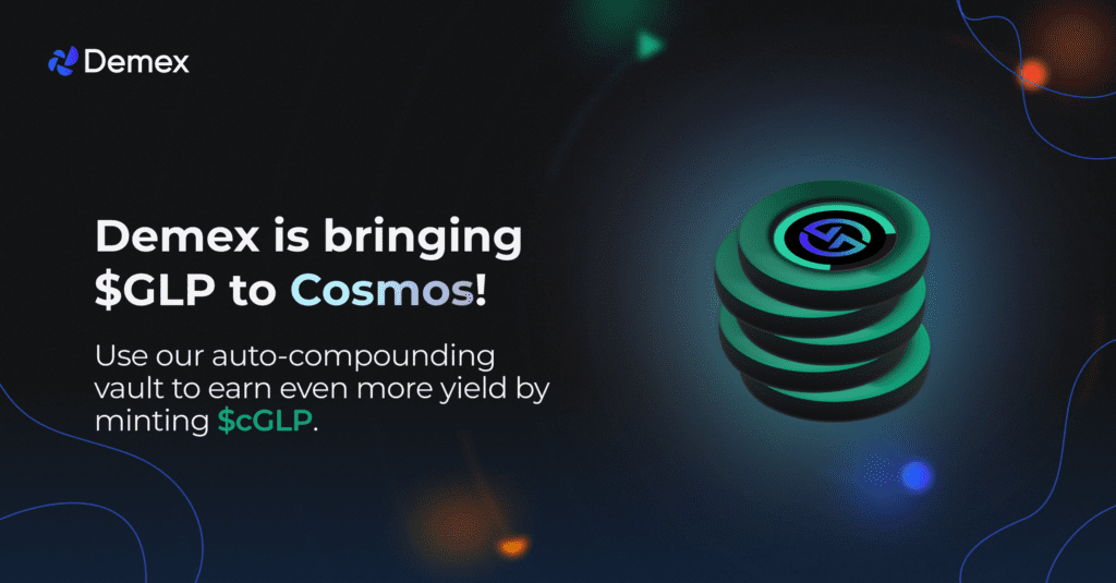 Cosmos-based DEX Demex To Launch GLP Vault With No Withdrawal Fees