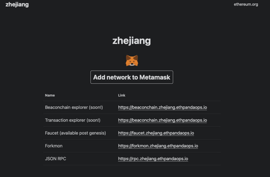 Ethereum Staking Withdrawal Testnet Zhejiang Now Goes Live