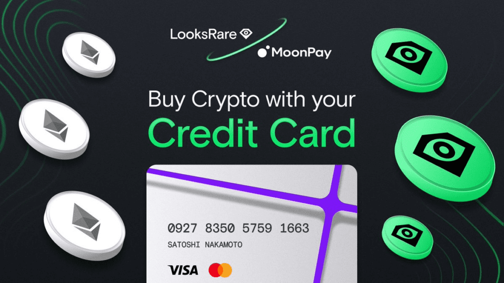 NFT Marketplace LooksRare And MoonPay Expand New Partnership