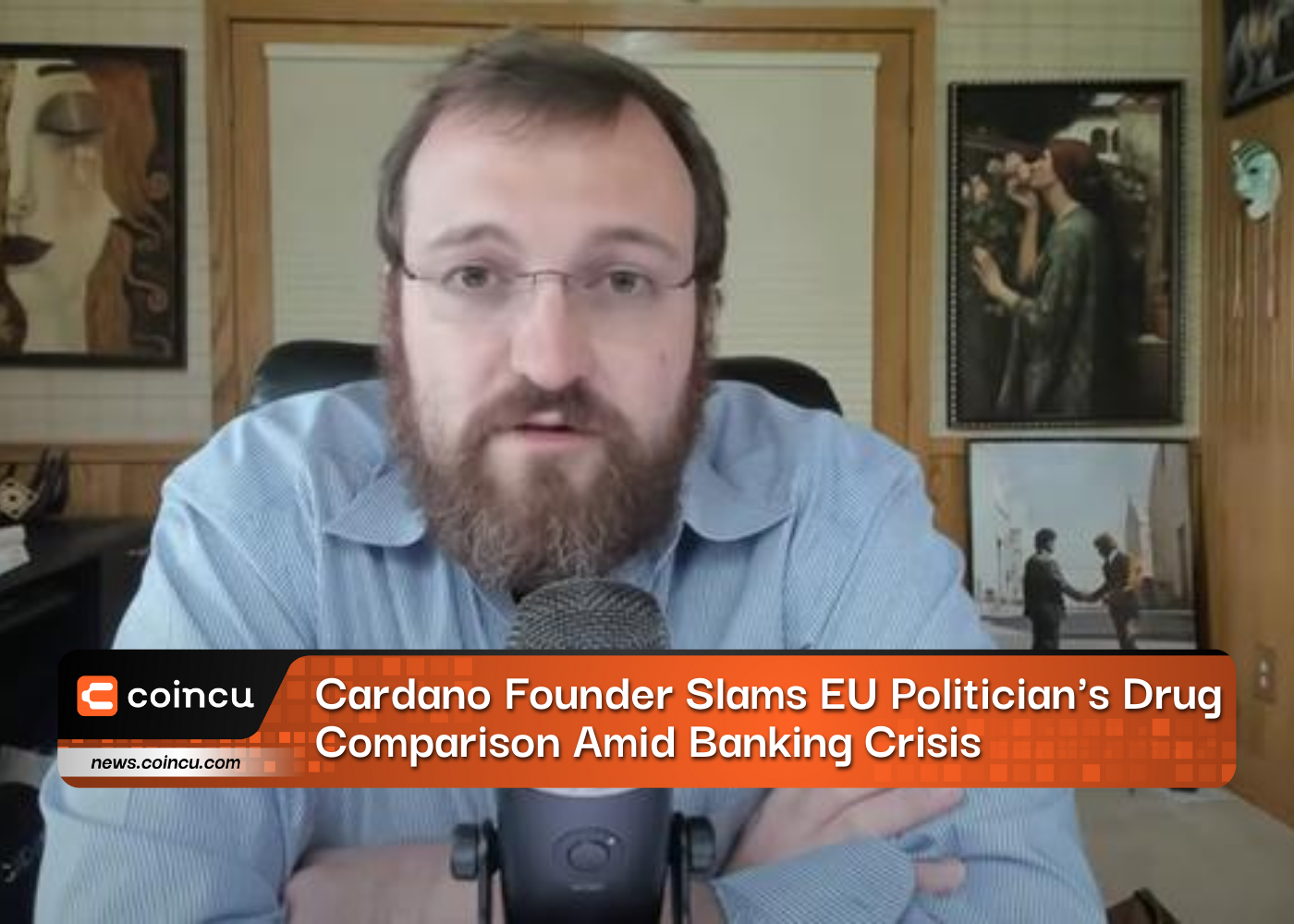 Cardano Founder Slams EU Politician's Drug Comparison Amid Banking Crisis - CoinCu News