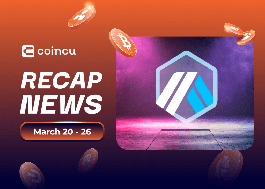 Weekly Top Crypto News (March 20 - March 26)