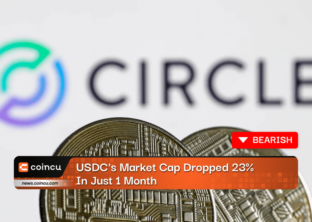 USDC's Market Cap Dropped 23% In Just 1 Month