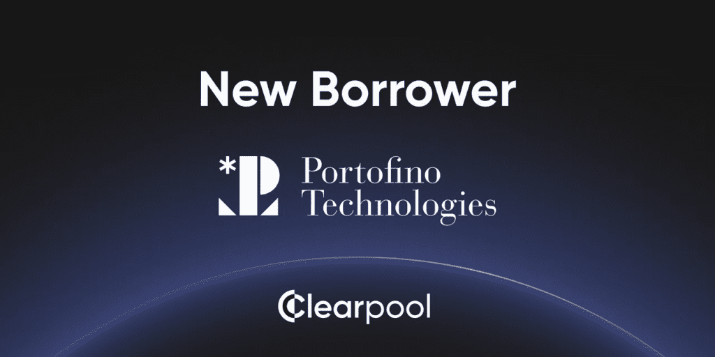 Portofino Launches New Borrowing Pool On Clearpool To Enhance Trading Capital