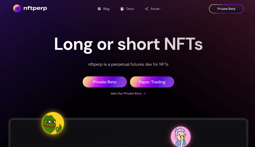 NFTperp Review: The First A Perpetual Futures Dex For NFTs On Arbitrum