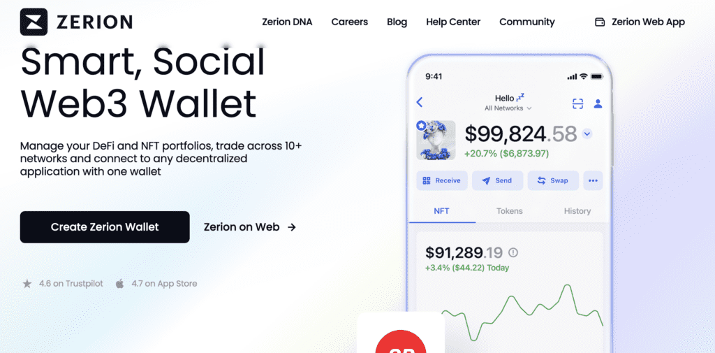 Zerion Wallet Review: Web3 Crypto Wallet With NFT & DeFi Portfolio Tracker?