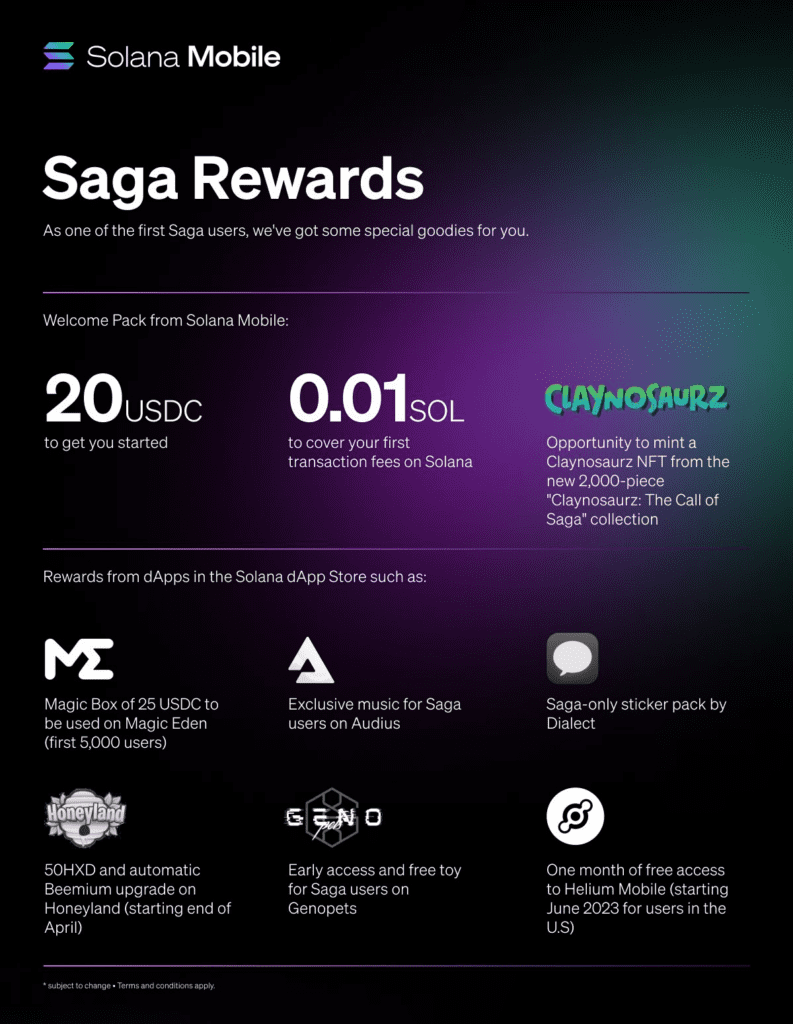 Exclusive Rewards With Saga Genesis Token On Solana dApp Store