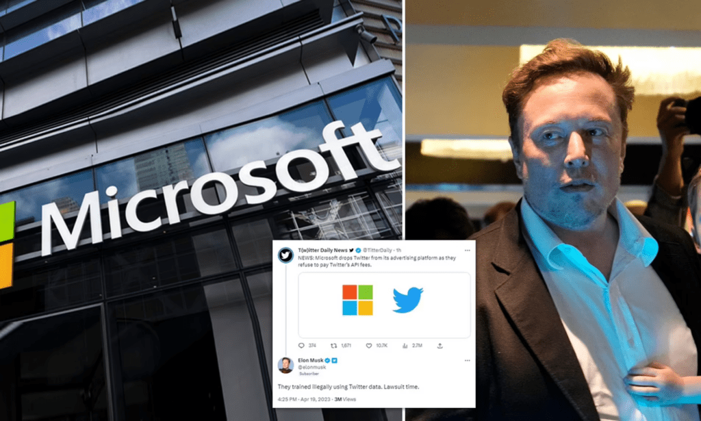 Elon Musk Threatens To Sue Microsoft Over Illegally Using Twitter Data To Train AI