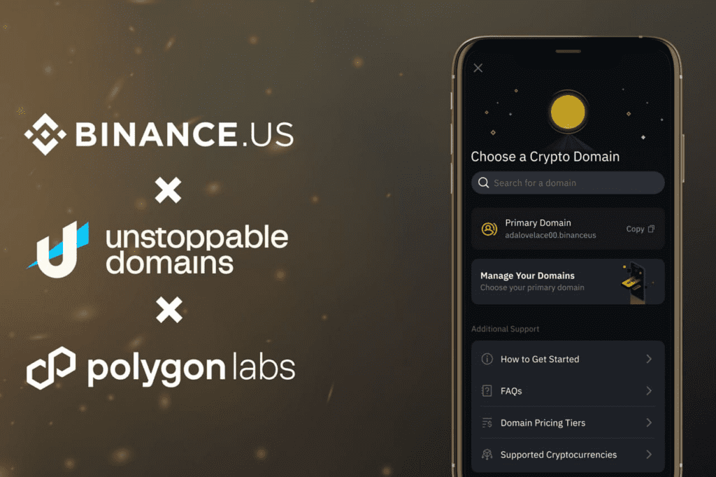 Binance US Launches New Domain For Customers On Polygon