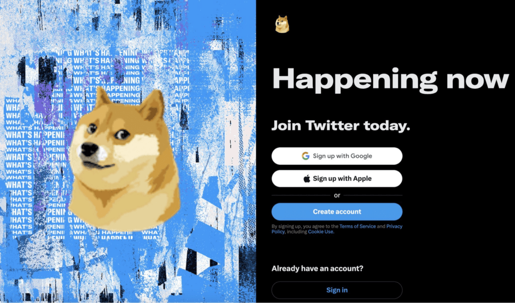 Twitter Logo Changed To Dogecoin, DOGE Price Surges 20%