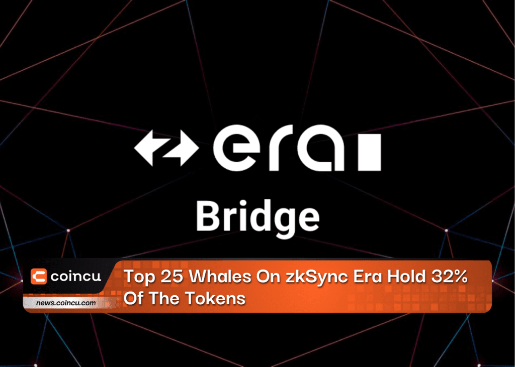 Top 25 Whales On zkSync Era Hold 32% Of The Tokens