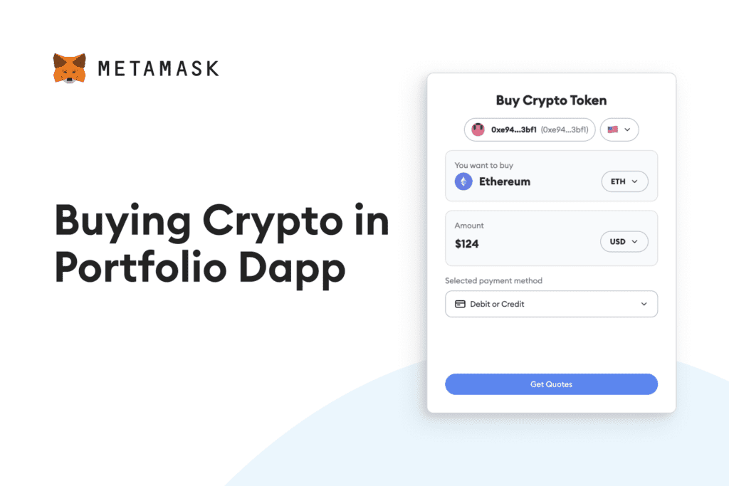 MetaMask Launches Buy Crypto Feature In Portfolio Dapp For Easier Investing