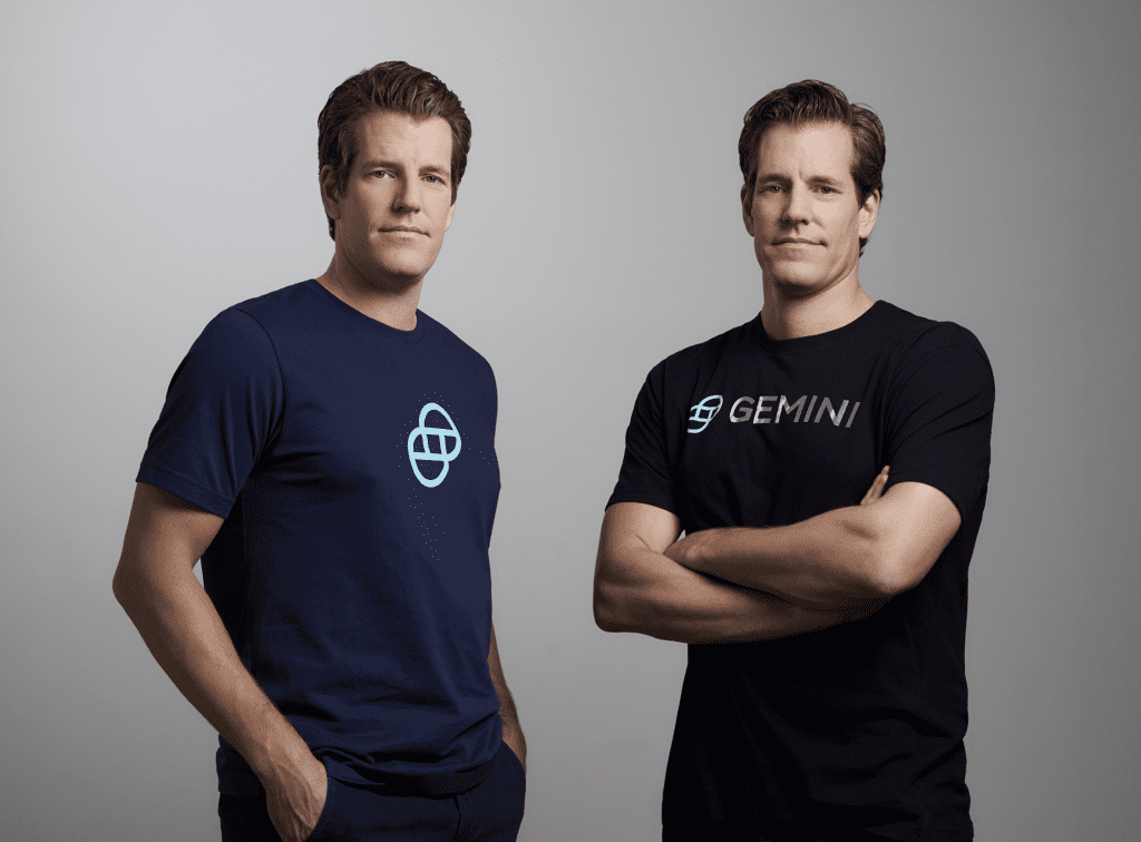 Winklevoss Brothers Lend Gemini $100 Million During Recession