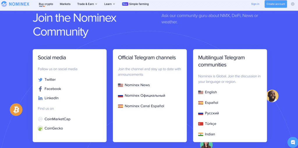 Nominex is a trading cryptocurrency exchange that was developed in Estonia in 2019.