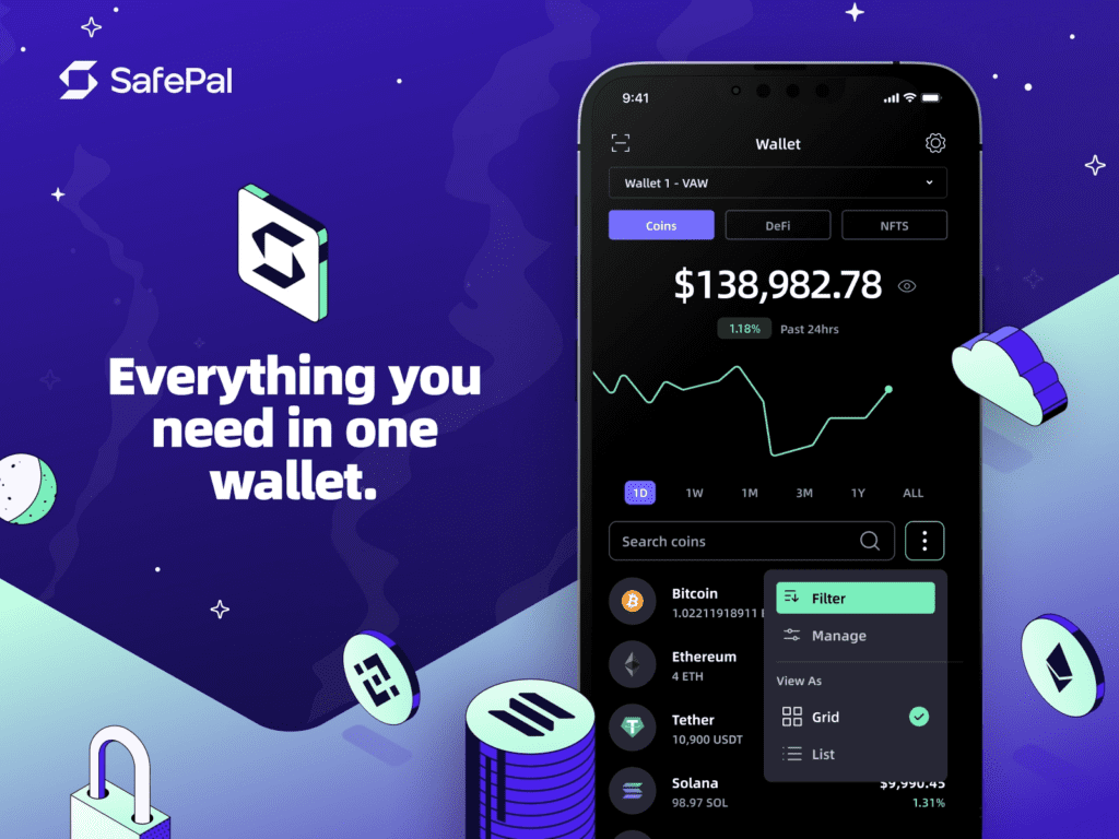 SafePal Wallet Review: Safe Cryptocurrency Management Solution