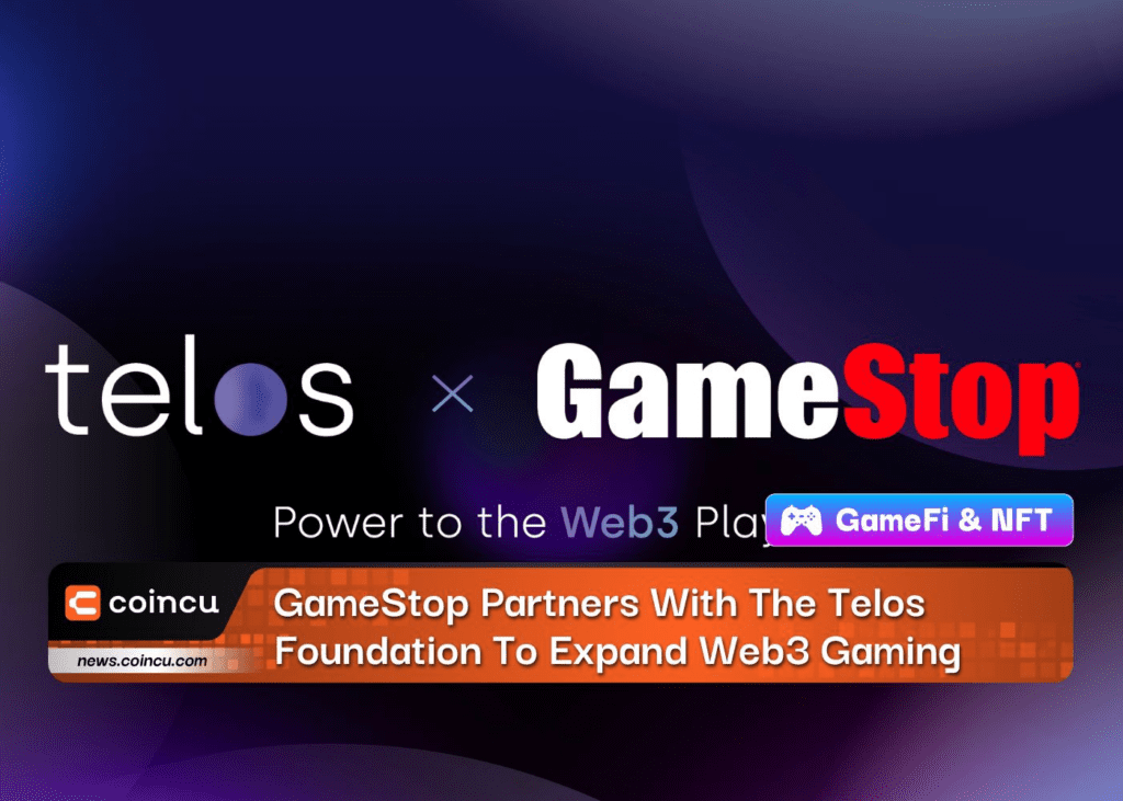 GameStop Partners With The Telos Foundation To Expand Web3 Gaming